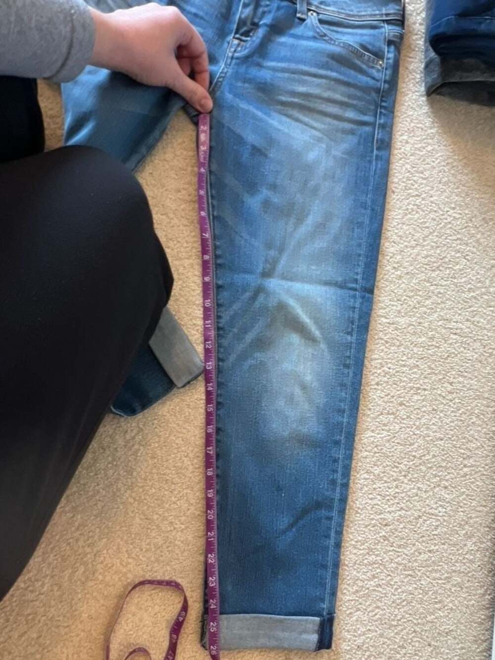 Hudson Ginny Straight Ankle With Cuff Jeans 29 - Picture 12 of 12